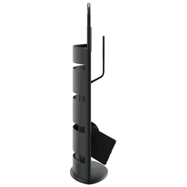 vidaXL Peisverktøysett 5 deler 23x15x66 cm stål