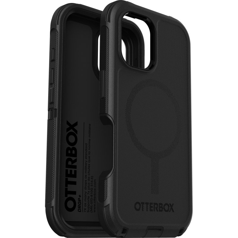 OtterBox Defender Series pour MagSafe pour iPhone 16, Noir
