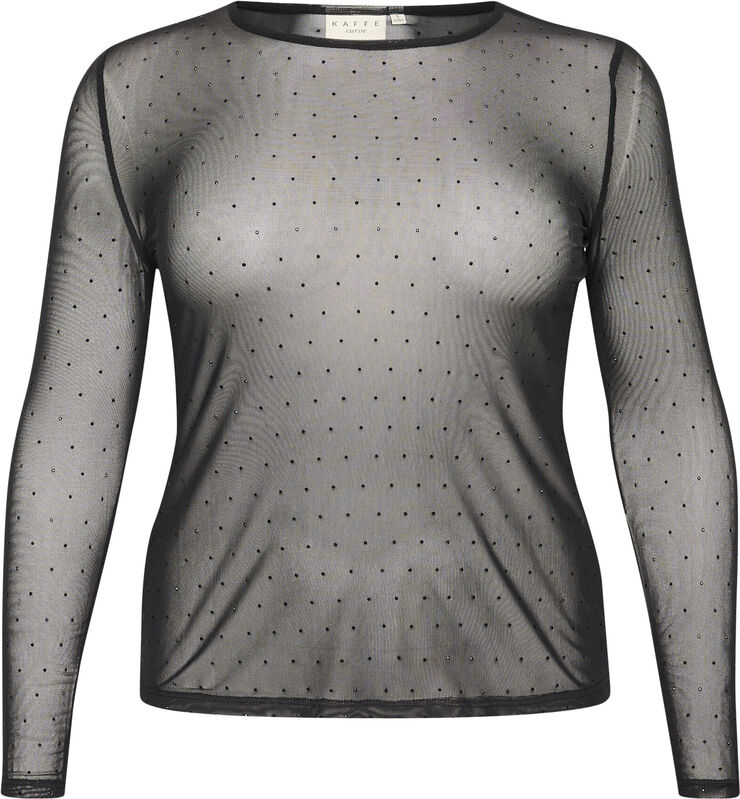 Kaffe Curve KClorinda T-Shirt Black deep