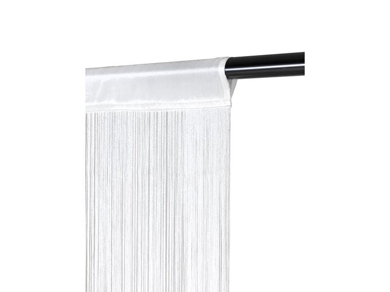 COCON Fadenvorhang 90 cm x 200 cm, Ecru Dekorativer Fransenvorhang