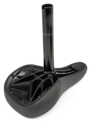 Combo Selle et Tige de Selle Eclat Complex Fat Noir