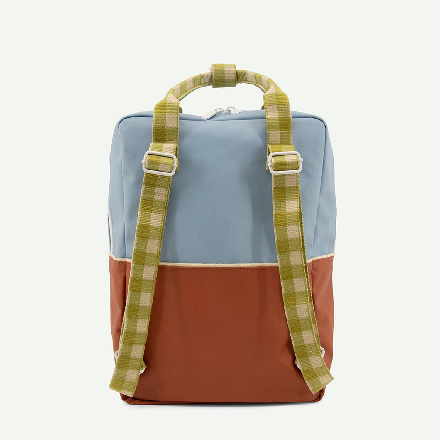 Sticky Lemon Colourblocking Backpack Large blueberry willow brown pear green