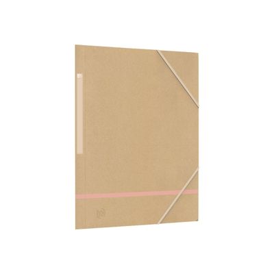 Oxford Touareg - Chemise à 3 rabats - A4 - pour 200 feuilles - disponible dans différentes couleurs krafts