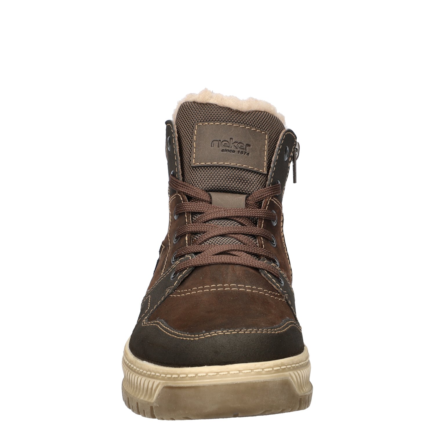 heren veterboot Rieker Bruin