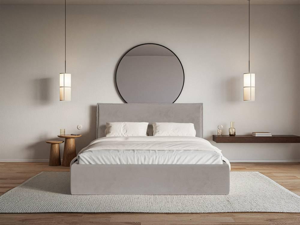 NADUVI Collection Bedframe Esmay velvet met opbergruimte 140 x 200 cm