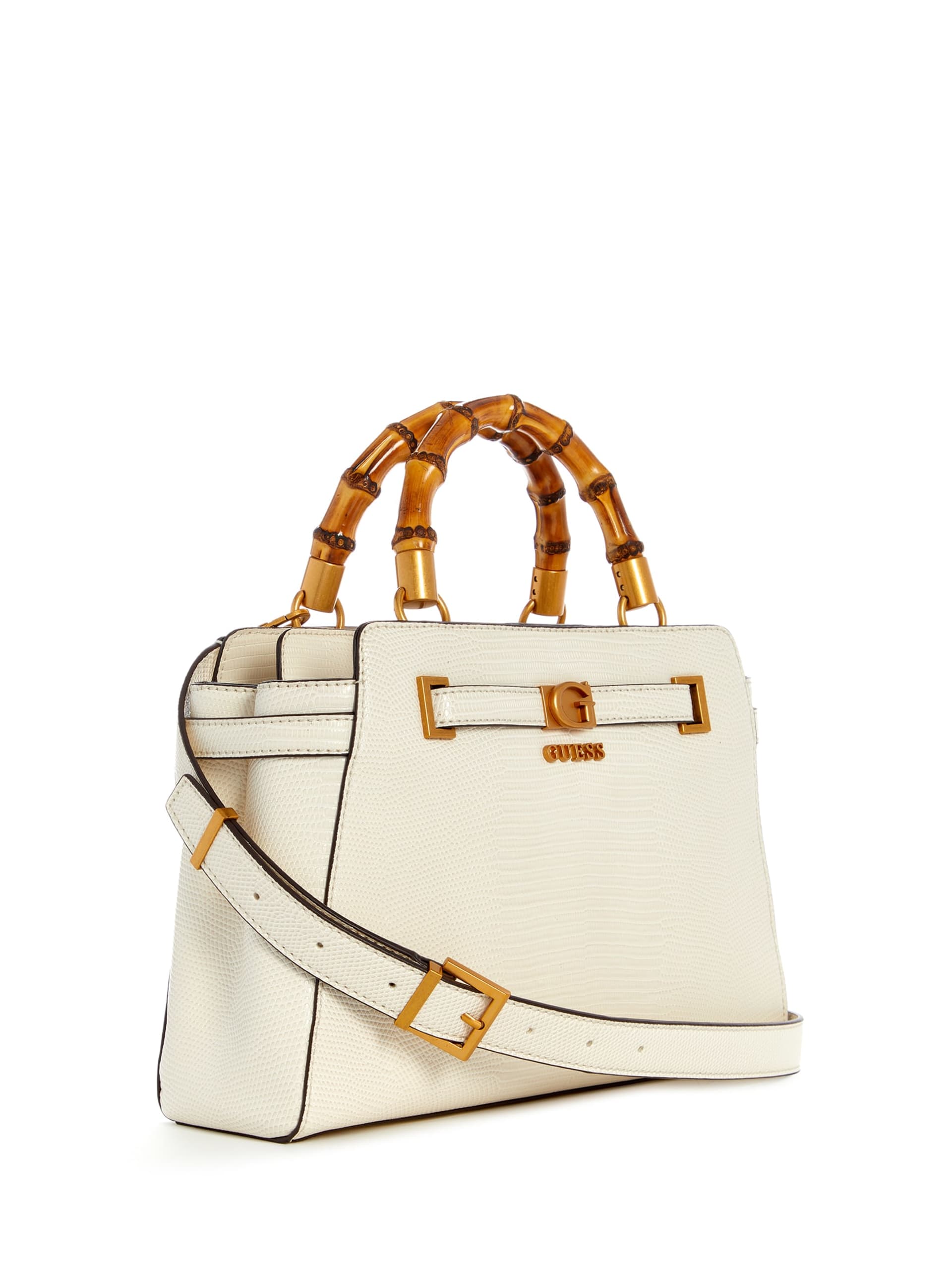 Bolsa Sibel com alça de bambu