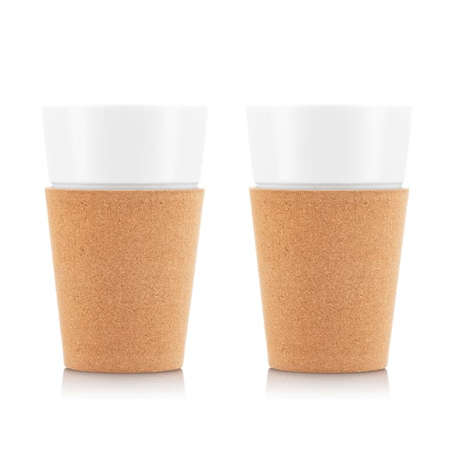 Bodum 2 stk. porcelænskrus BISTRO 0.6 L