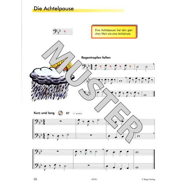 Horst Rapp Verlag Posaune lernen mit Spaß 1