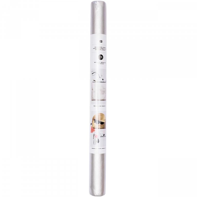 Kunstleder uni, metallic