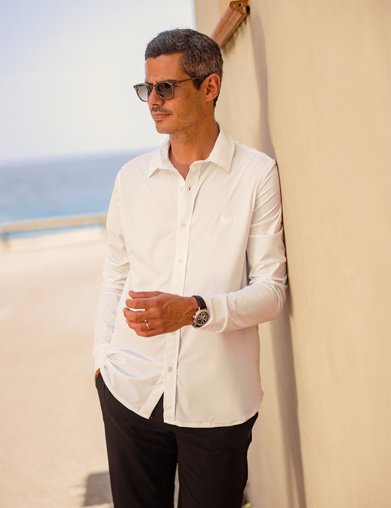 HBT LORD LIGHT CHEMISE HOMME BLANCHE