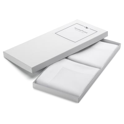 Herrentaschentuch handrolliert