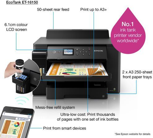 Epson - WorkForce WF-7835DTWF - All-In-One Printer - Zwart - Geschikt voor ReadyPrint