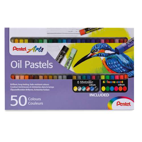 Pentel® Ölpastellkreiden 50er-Set