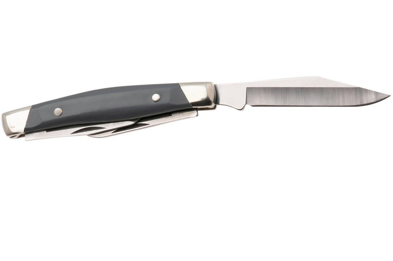 Buck Cadet 0303GYS2 Satin 420HC, Gray Synthetic Nickel Silver, zakmes