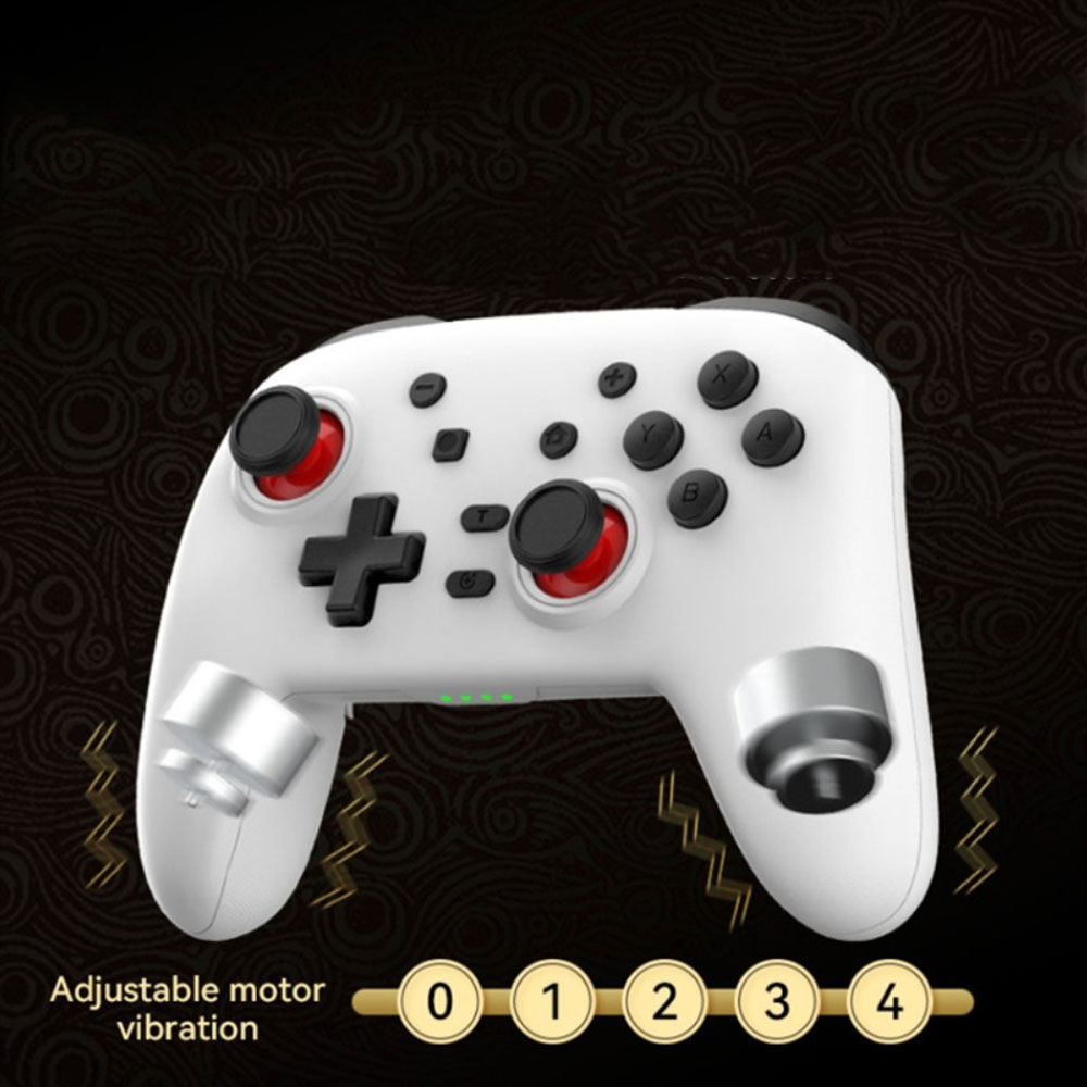 Wireless Bluetooth Game Controller mit Back Paddles für PS4 / Nintendo Switch / PC / iOS / Android - Schwarz