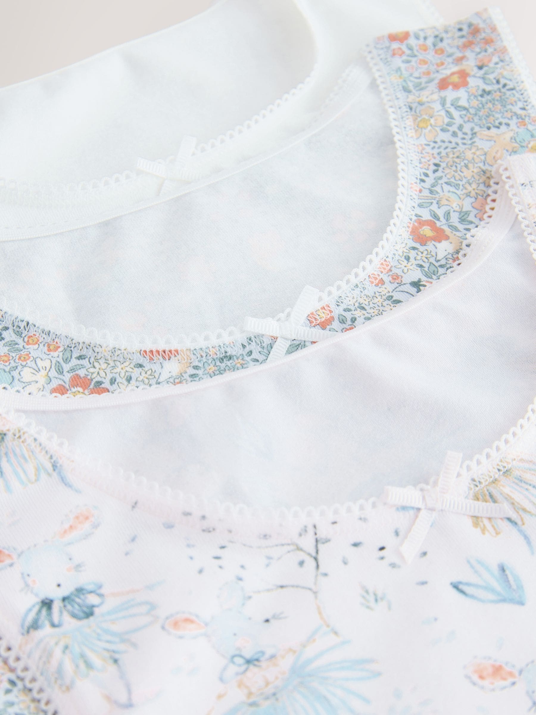 Roze muis - Set van 3 hemdjes met print (1,5-16 jr)