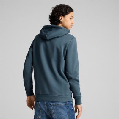 PumaESS+ 2 Col Big Logo Hoodie FL - grau