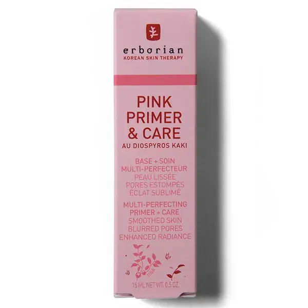 Erborian Pink Primer & Care Base Tratamento Multi-Aperfeiçoador com Diospyros Kaki 15ml
