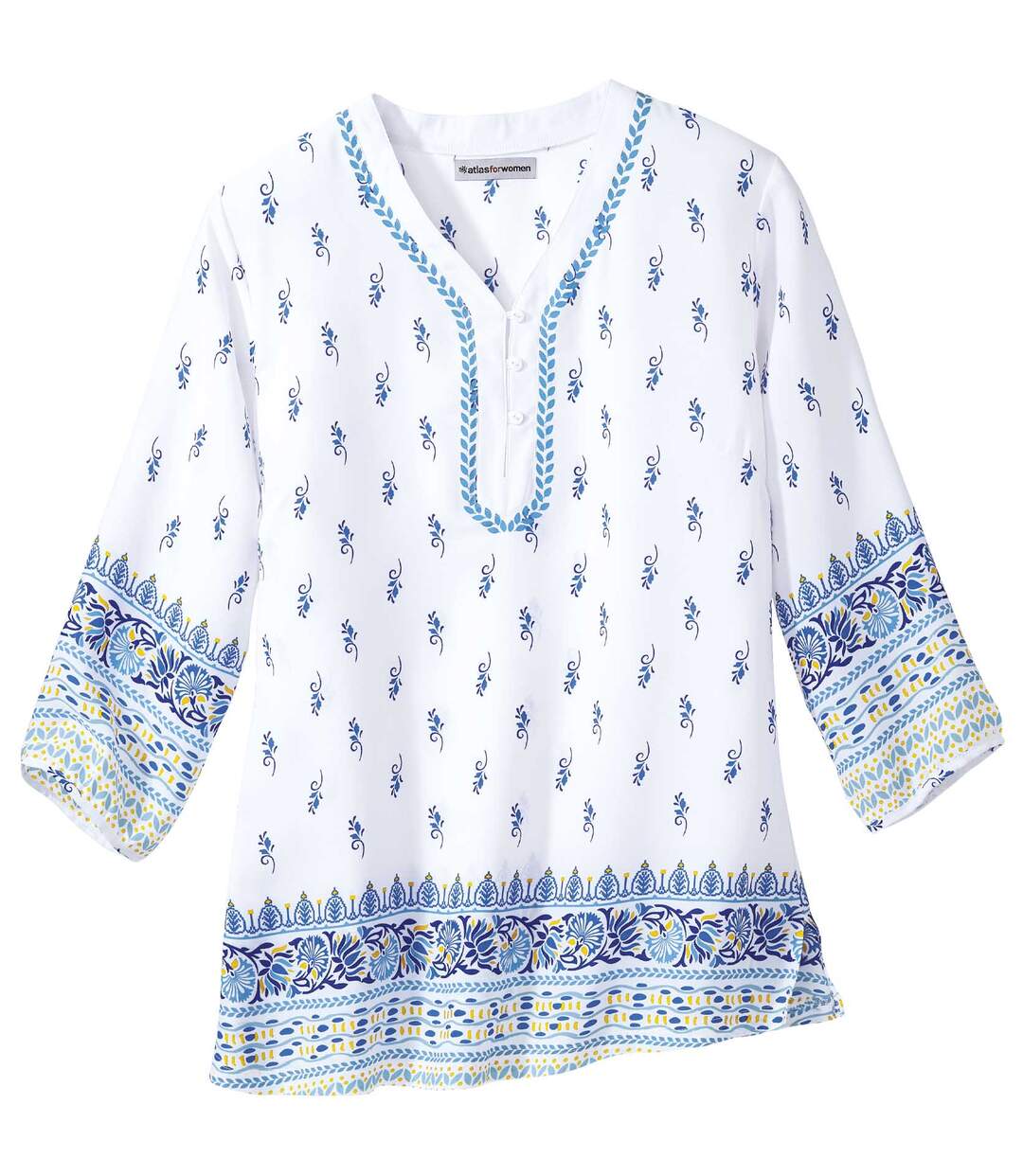 Tunique Voile Imprimé Bohème