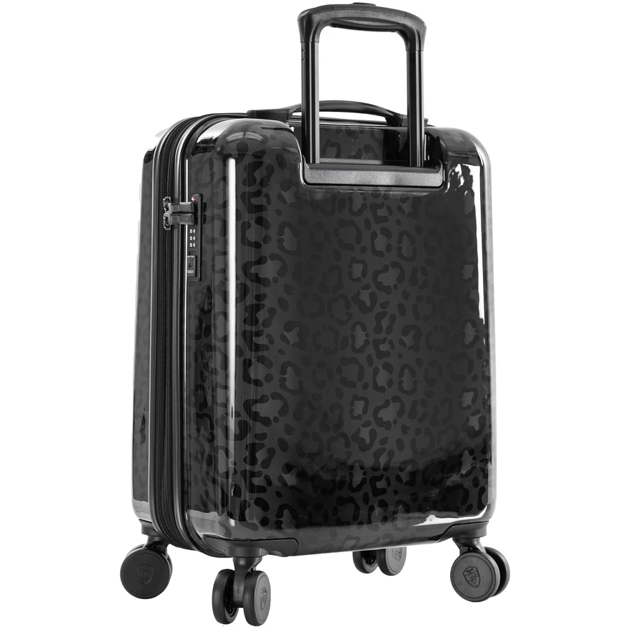 Heys Black Leopard - 4-Rollen-Kabinentrolley S 53 cm erw. black leopard