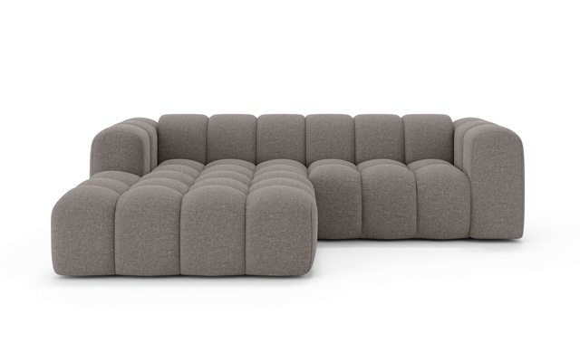 GOODproduct Ecksofa »KALLIE Design-Sofa mit Wellenunterfederung, Bubble-Optik, 248/186/72cm« moderne Steppung, hoher Sitzkomfort und modernes Design