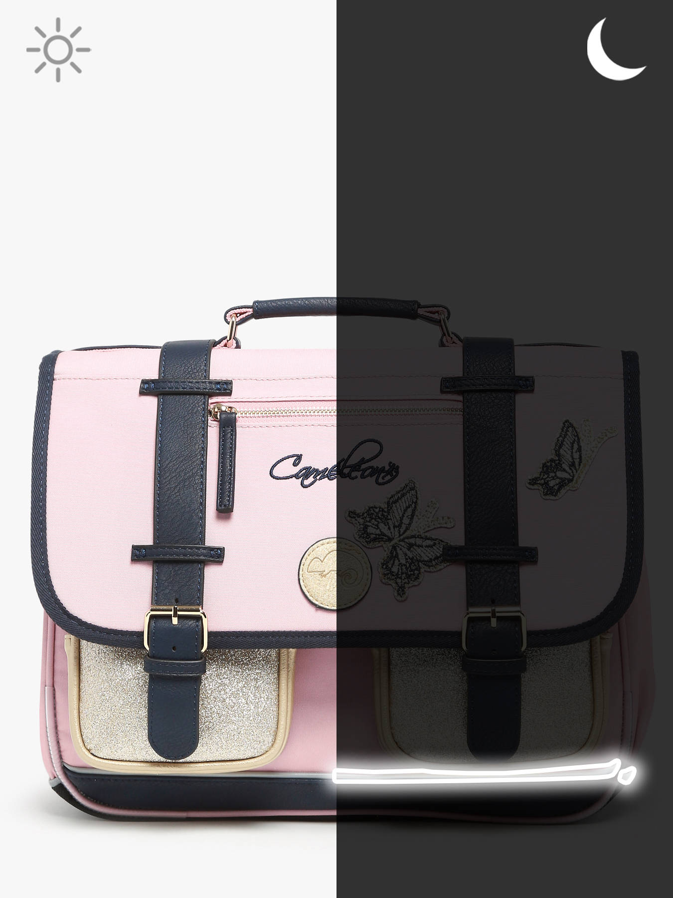 Cartable 2 compartiments CAMELEON