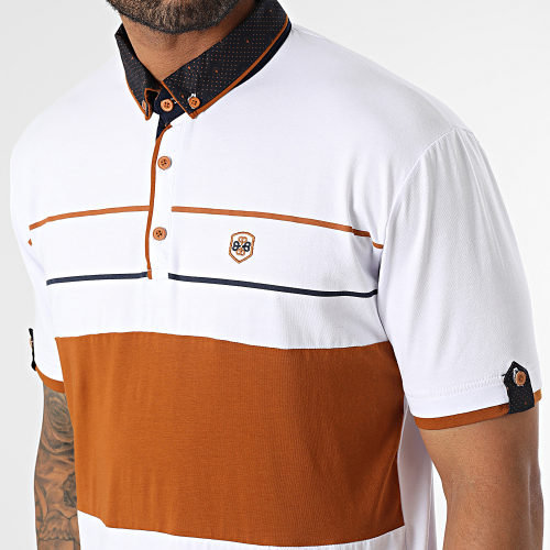 Polo Manches Courtes Blanc