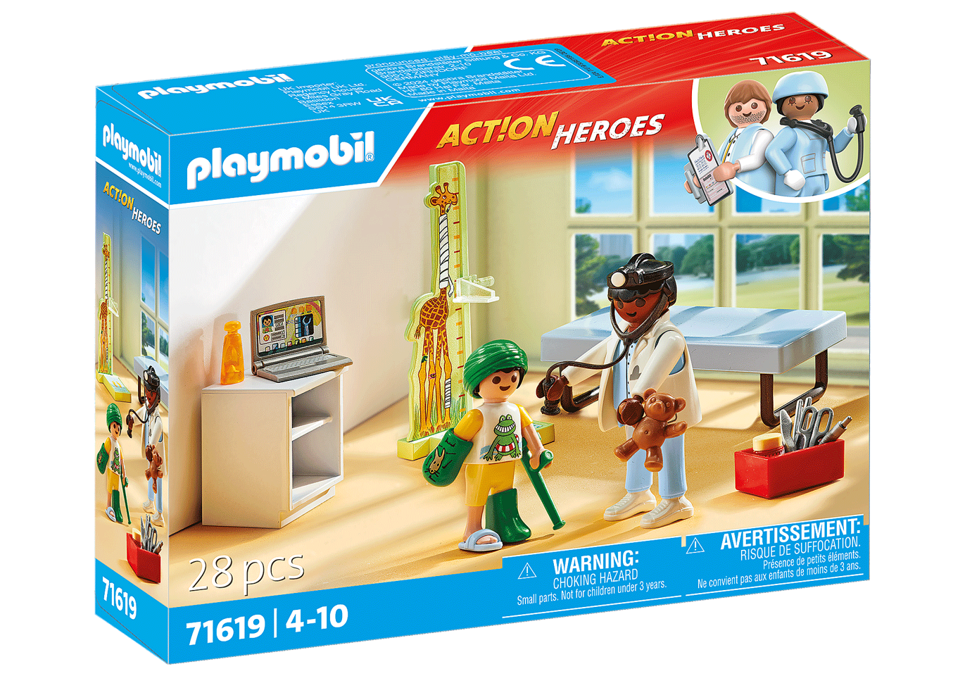 Playmobil - Pediatrician with teddy bear (71619)