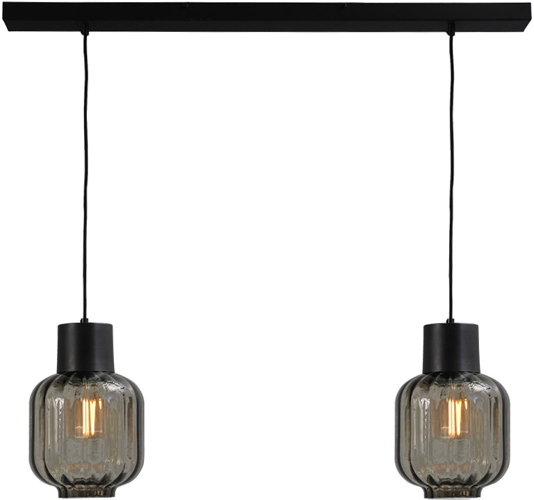 Hanglamp | 2161-05-05-20-100-2 Lett Rib B100 x D20 cm