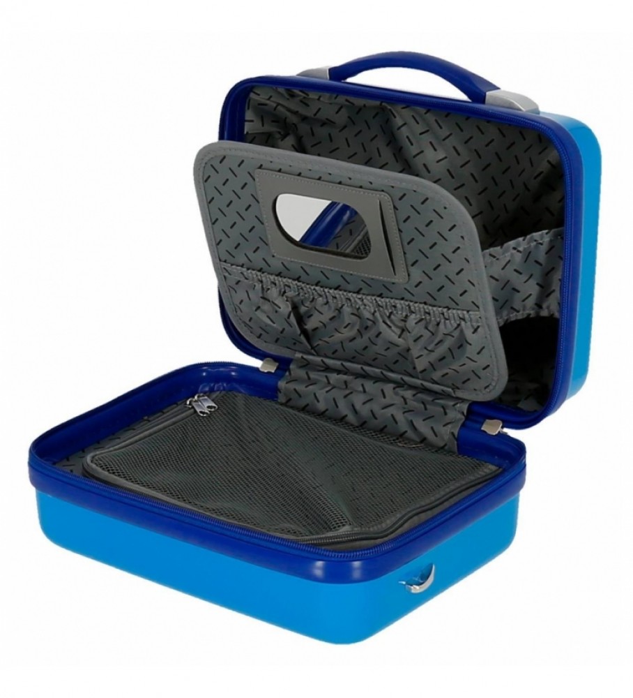 Bolsa Joumma Neceser ABS Patrulha Canina Filhotes Regras Adaptável azul - 29x21x15cm -
