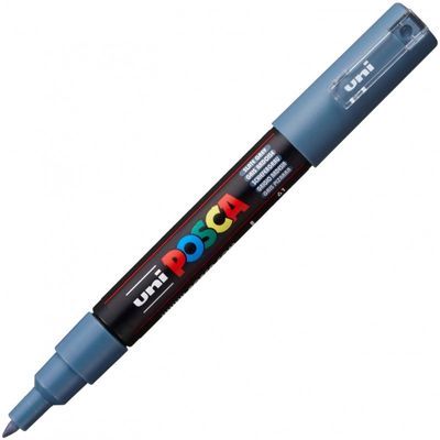 Posca - Marqueur peinture pointe extra fine - gris ardoise