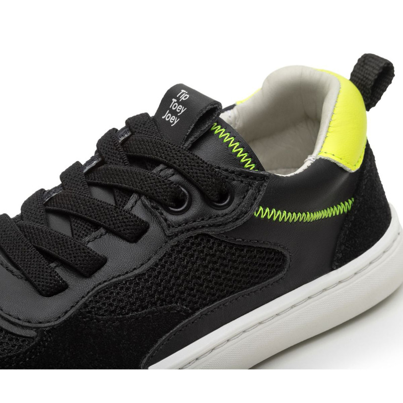 Tip Toey Joey Tip Toey Joey Kidos Sneakers Step Black Amarelo Neon