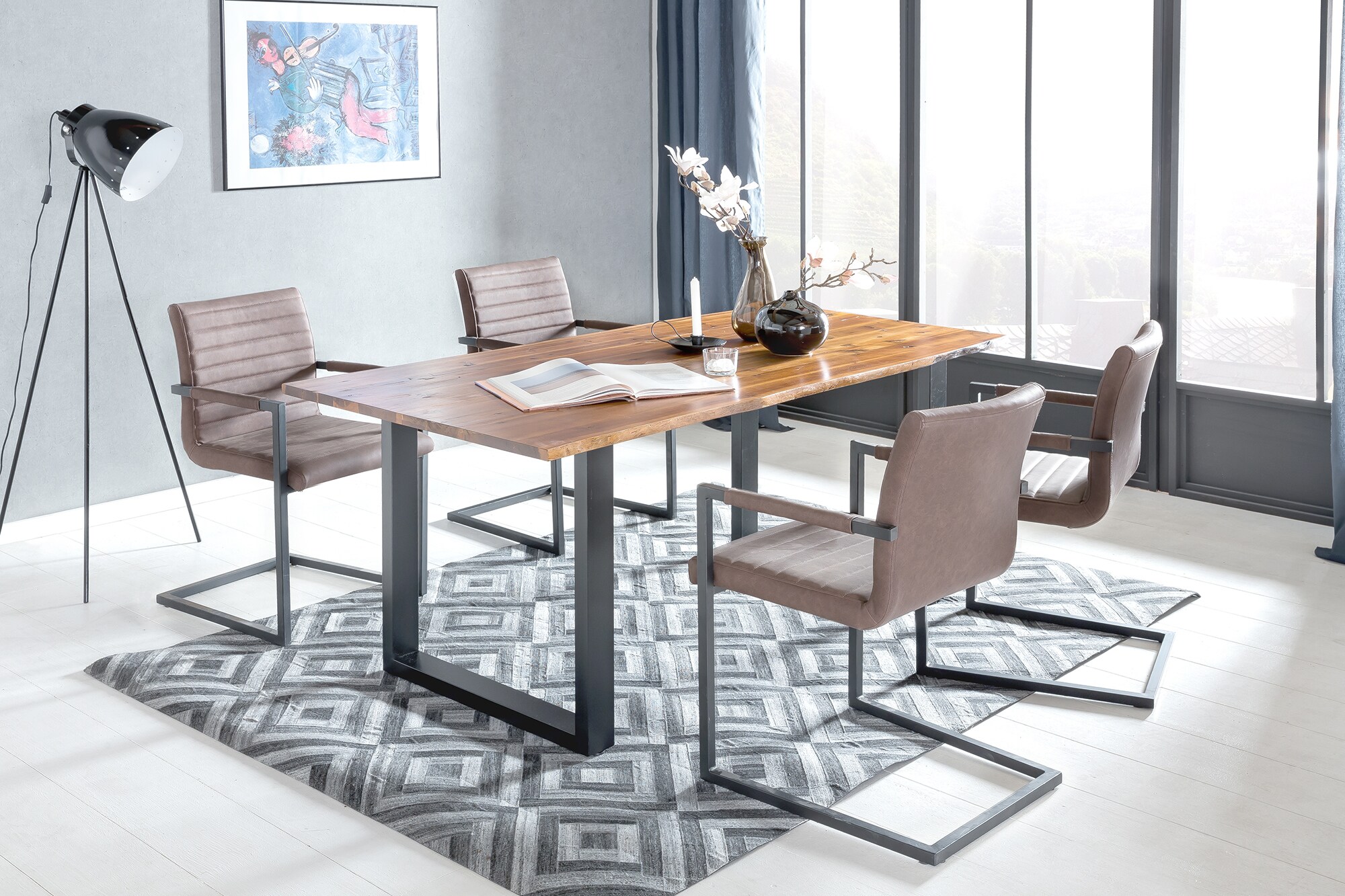 Esstisch 120x80x77 cm Esszimmertisch Küchentisch Tisch Holztisch