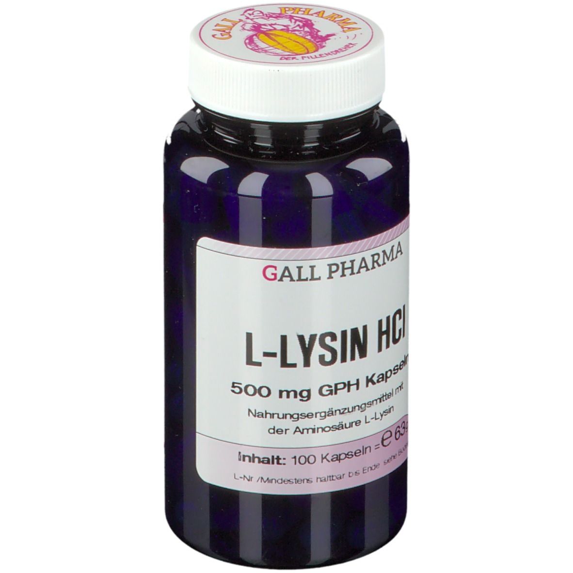 GALL PHARMA L-Lysin HCl 500 mg GPH Kapseln