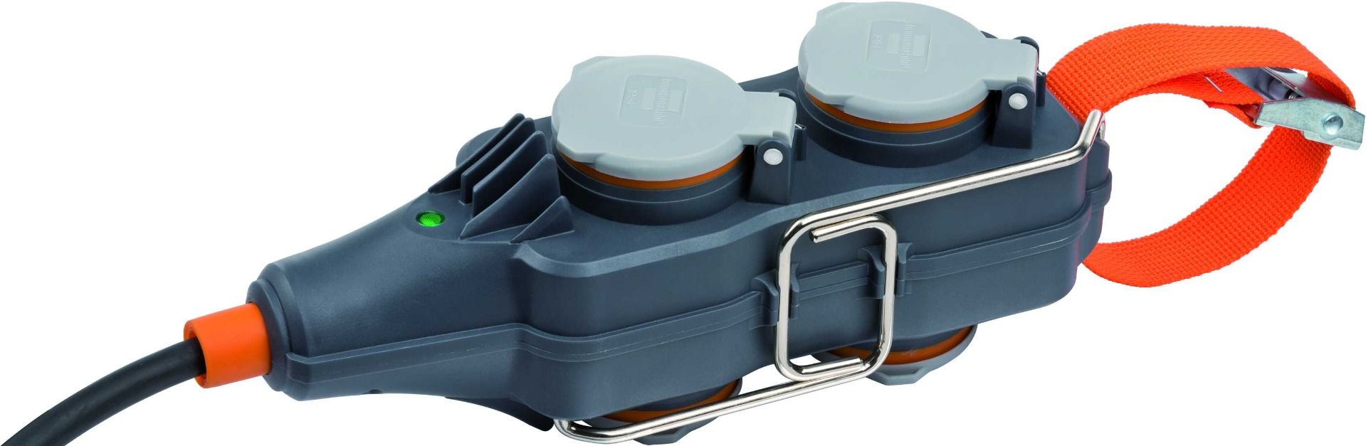 professionalLINE Powerblok met verlengsnoer 25m zwart H07RN 3G1,5 IP54