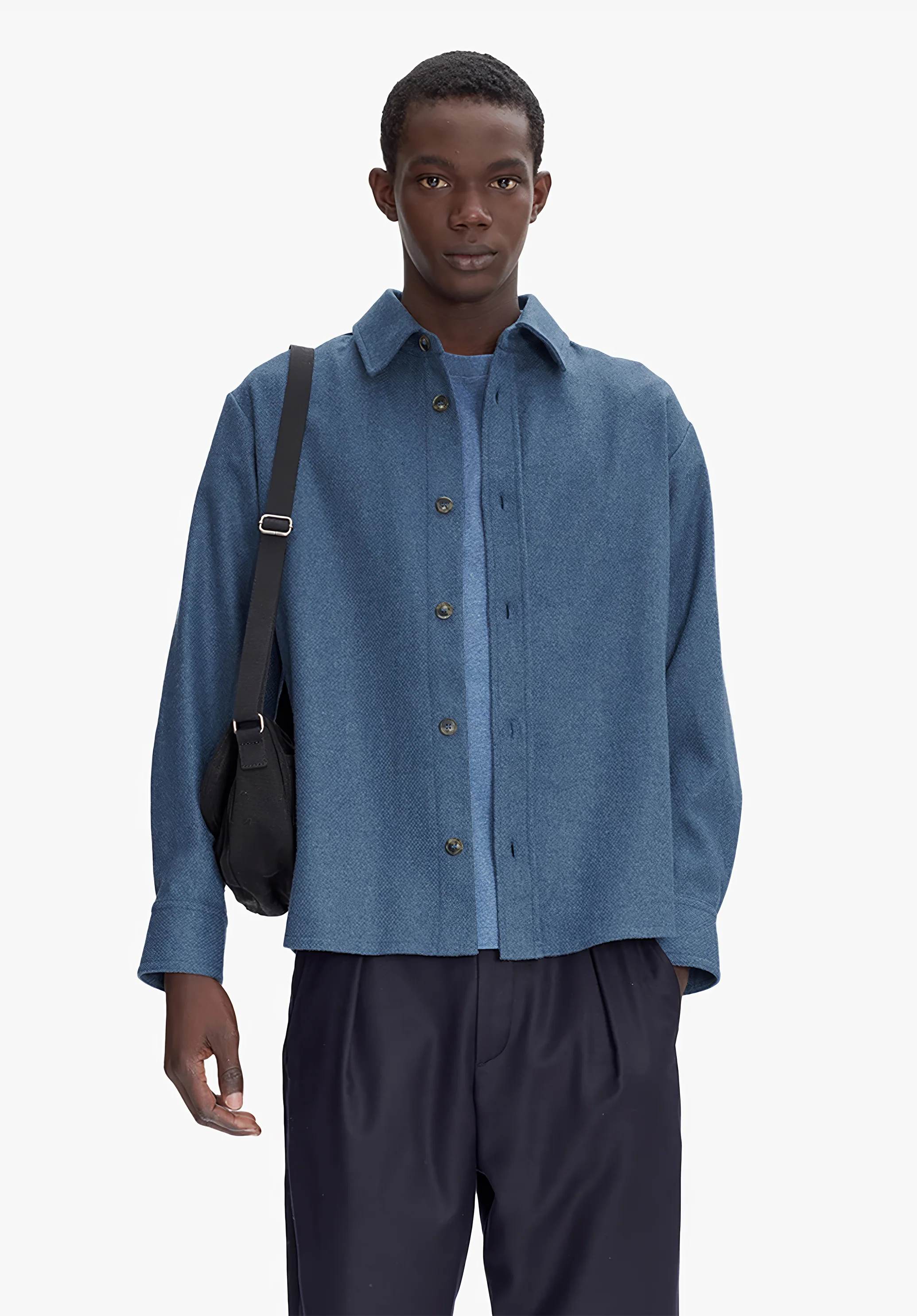 surchemise bobby - Bleu acier chine