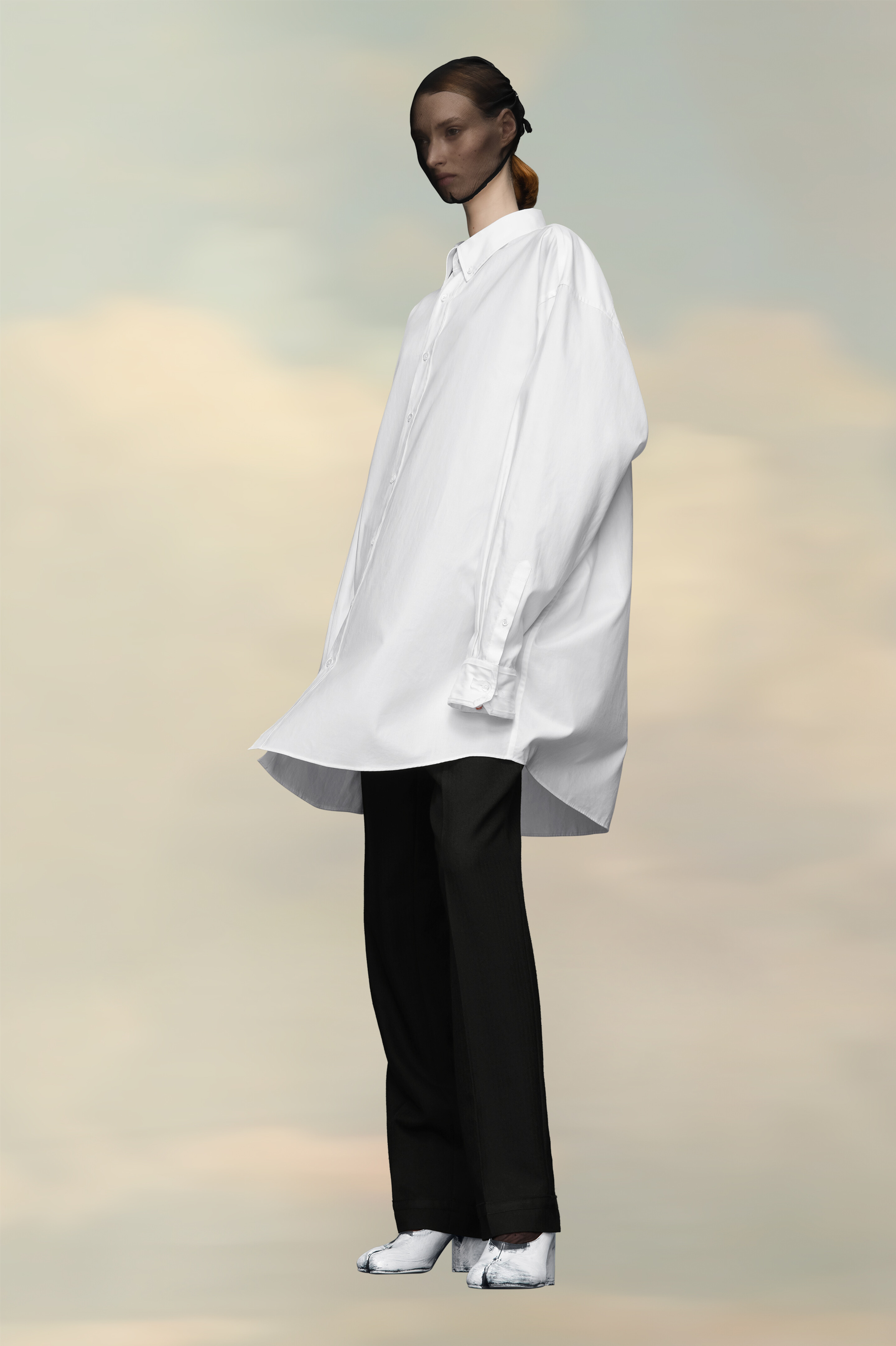 Chemise Oxford en coton bio Blanc
