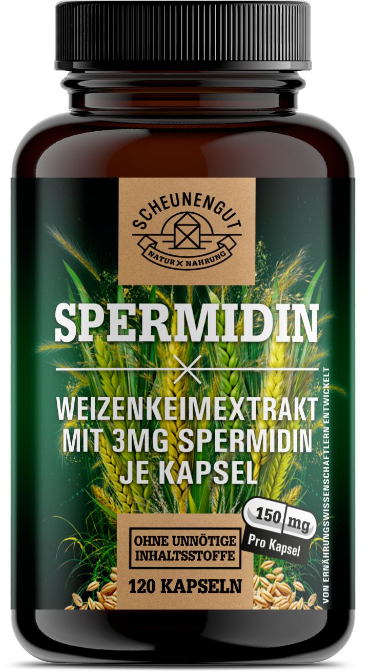 Scheunengut® Spermidin 3mg | Natürlich gewonnen aus Weizenkeimen