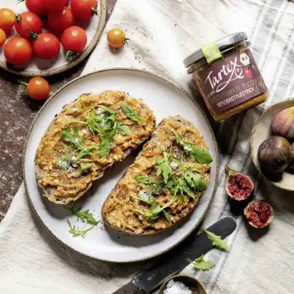 Bio Abendbrotaufstrich Kirschtomaten Rucola