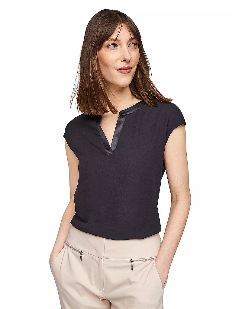 COMMA Shirt blau