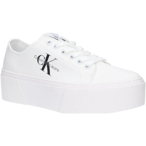 Calvin Klein Jeans - YW0YW01033 FLATFORM Blanco