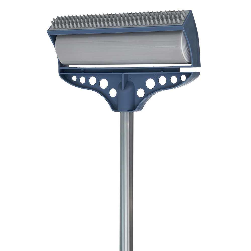 Brosse adhésive avec manche télescopique