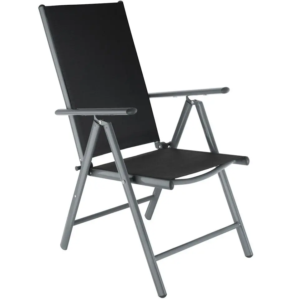 tectake Aluminium tuinset 6 1 - Antraciet