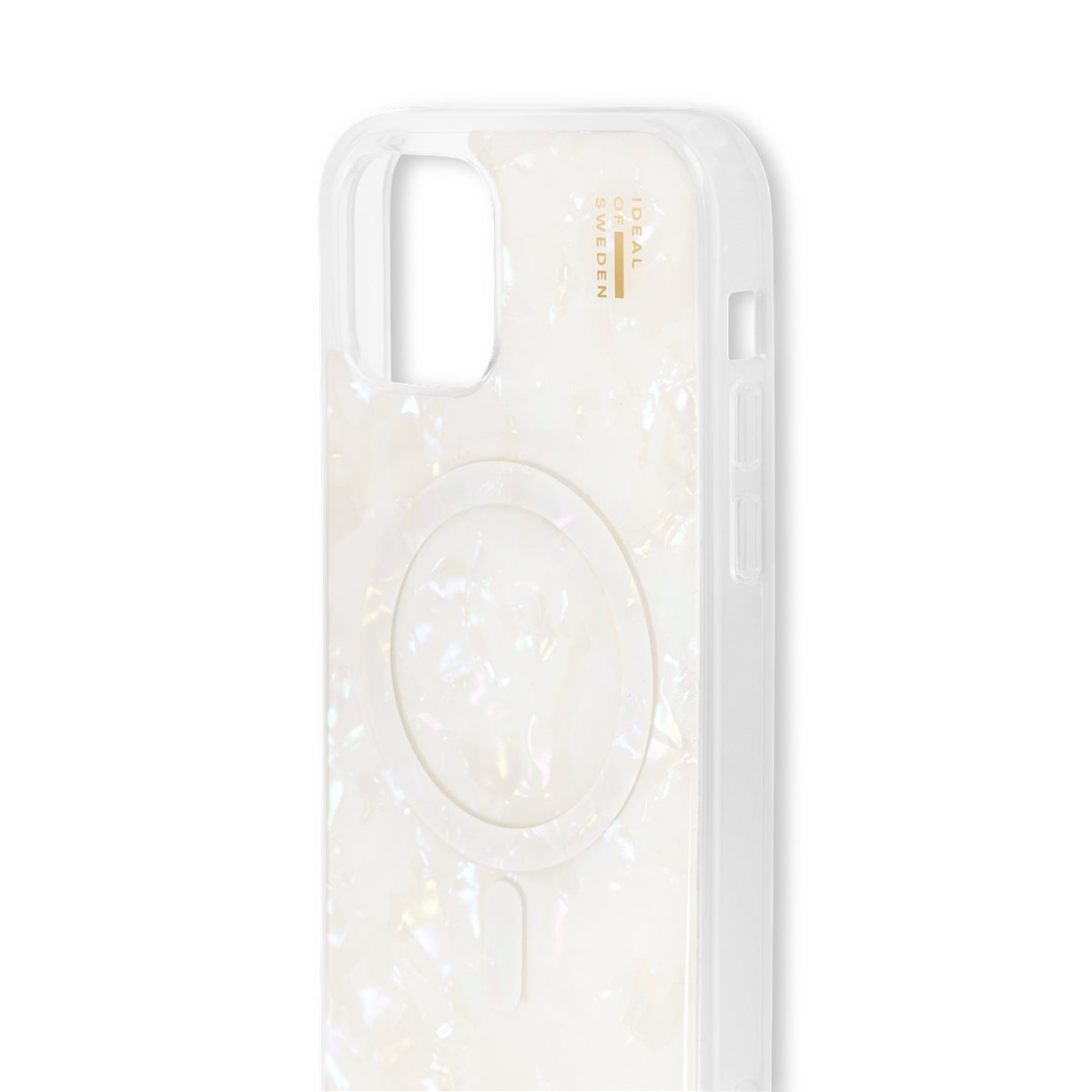iPhone 12 / iPhone 12 Pro MagSafe Hardcase Hülle Pearlized Case Recycled (IDPLCMS-I2061-10) - Weiss