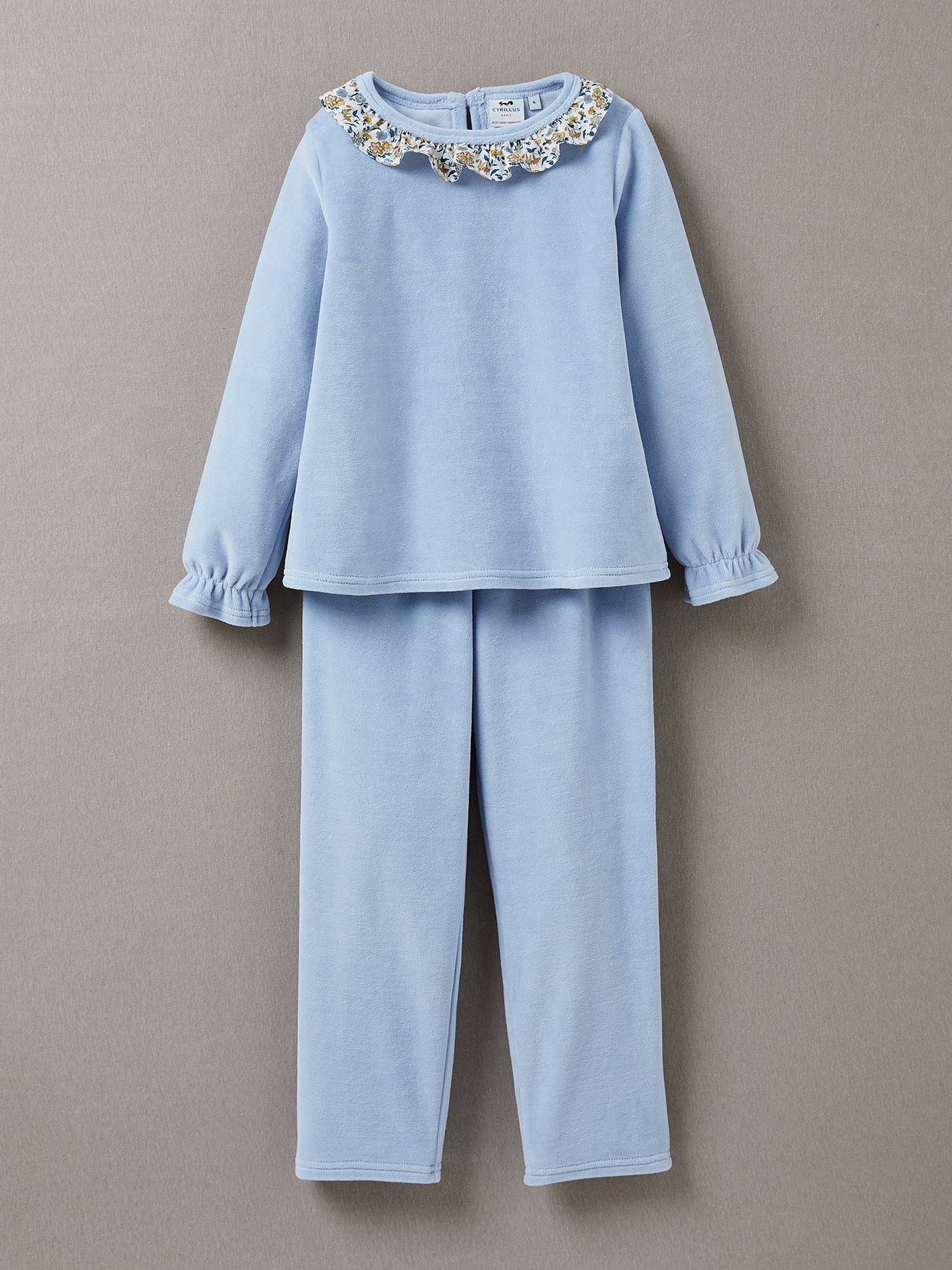 Pyjama velours Fille tissu Liberty