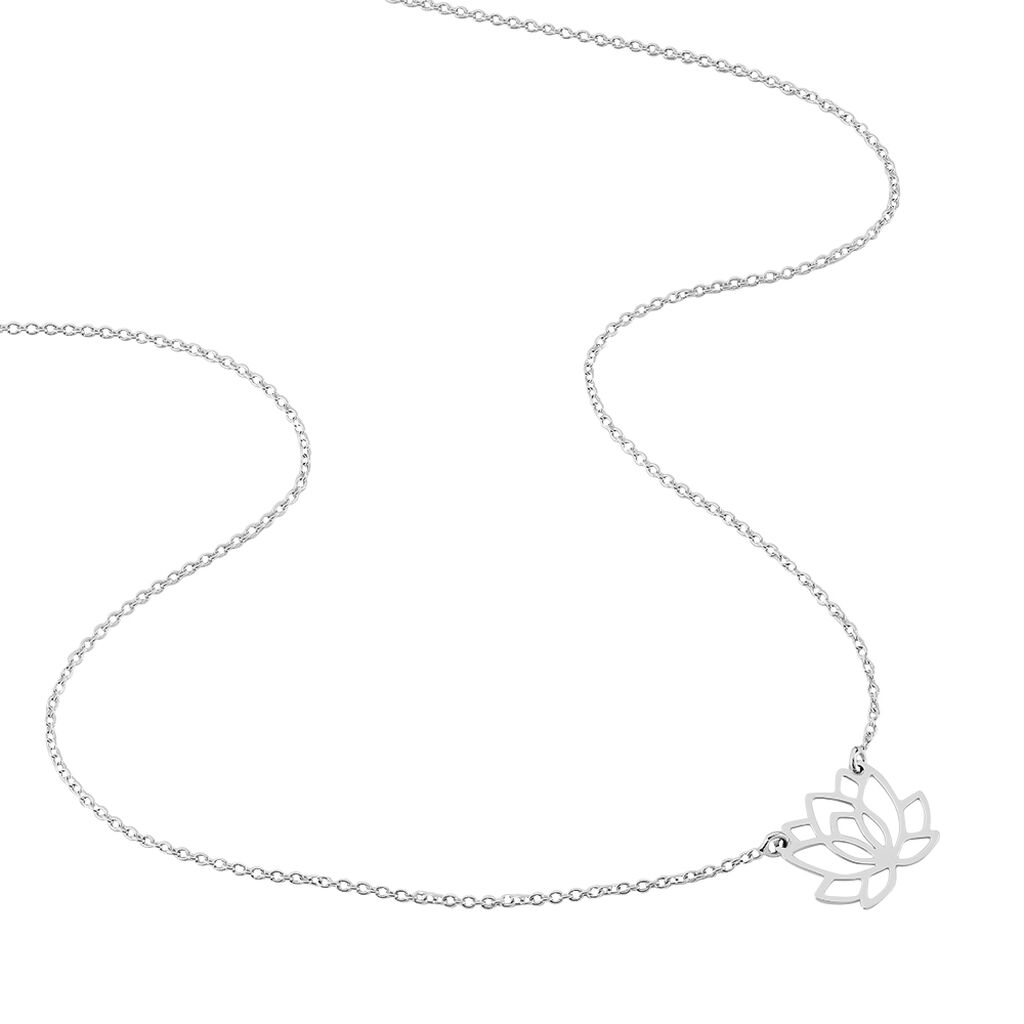 Collier Maylie Argent Blanc