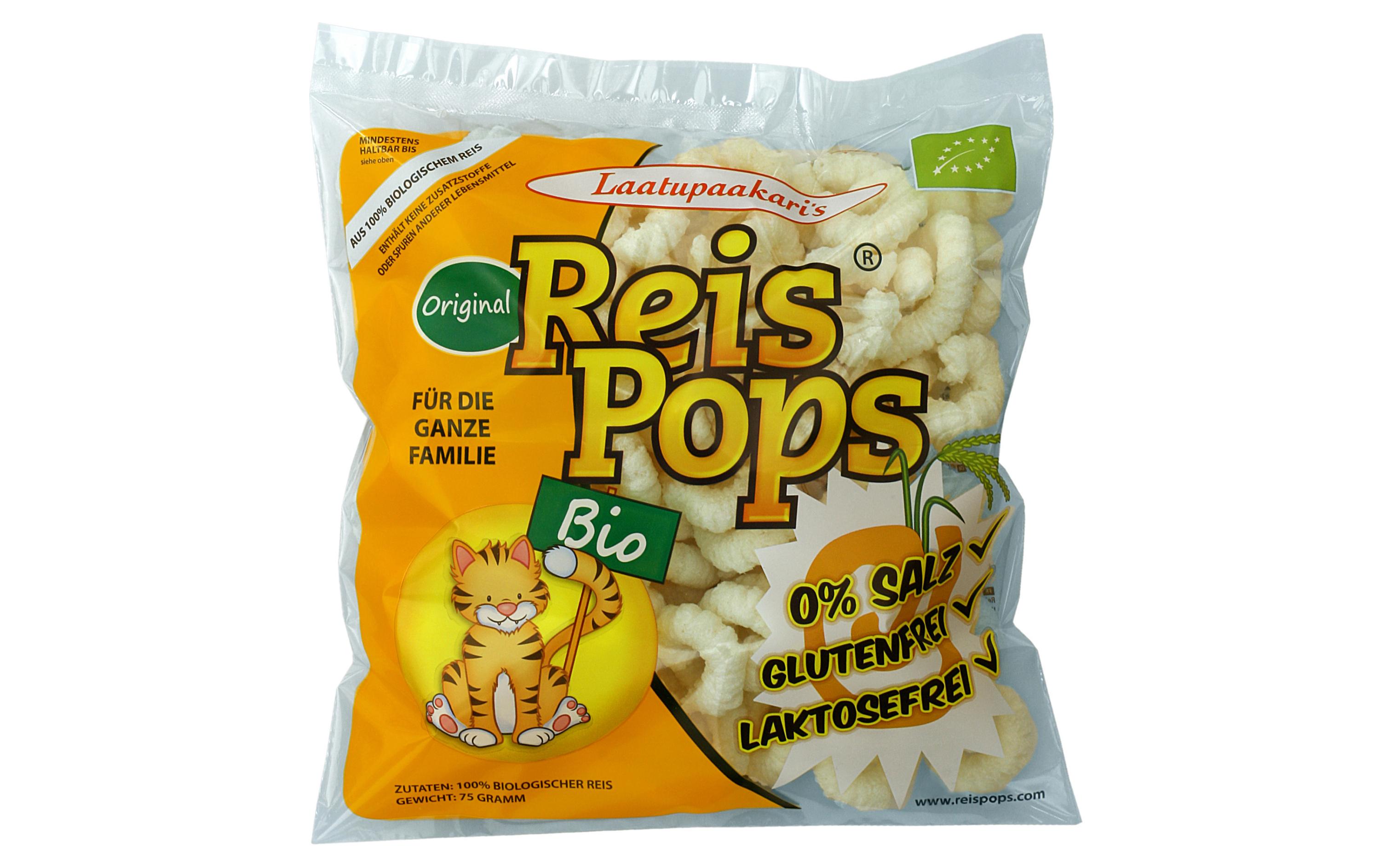 Knabberspass ReisPops 75gKnabberspass, ReisPops, Bio-Reis, 1 x 75 g
