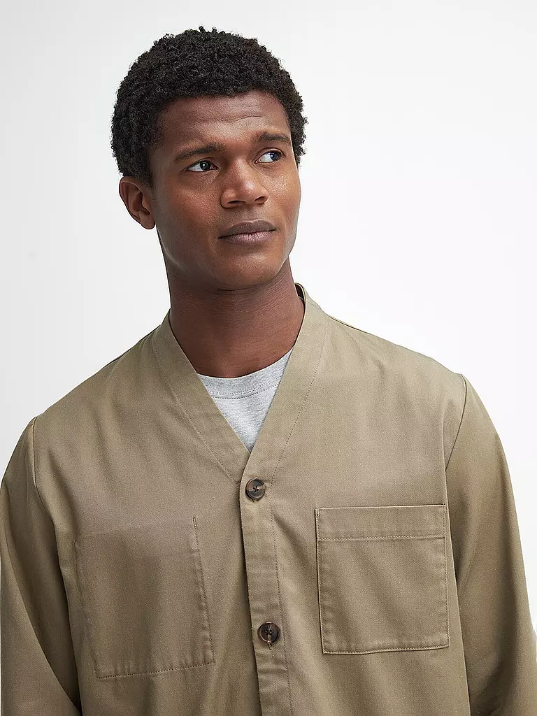 BARBOUR Overshirt RAITHWELL beige