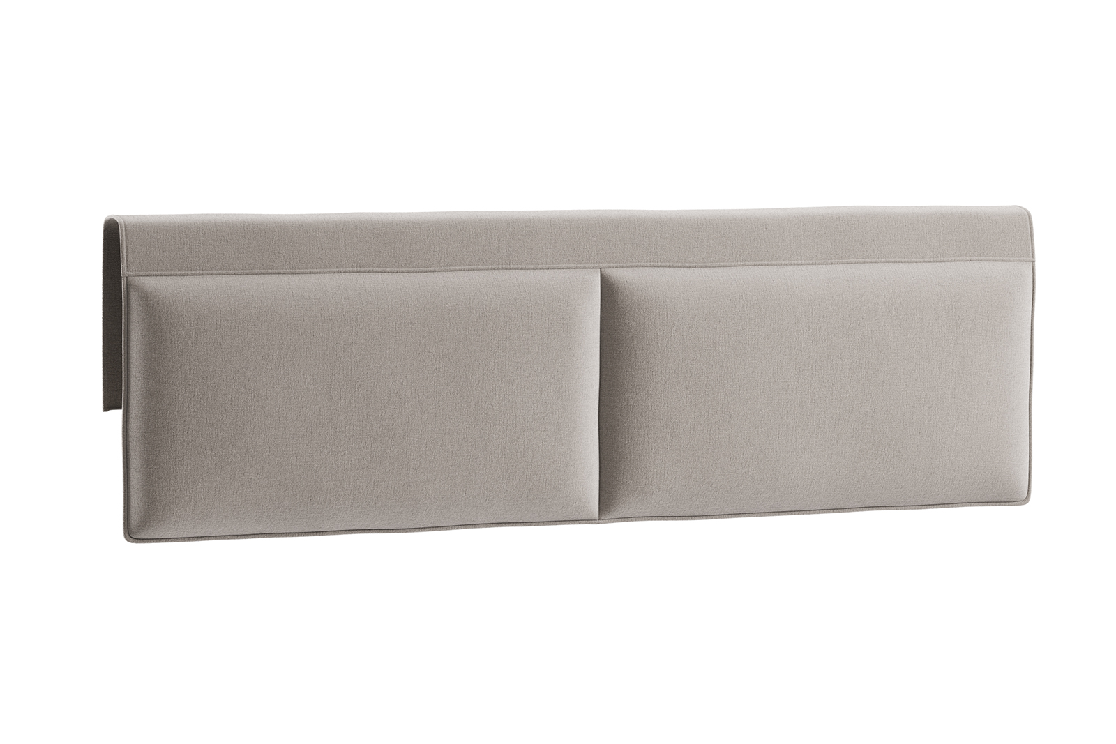 Hill puter til sengegavl Puter i tekstil Moment Ice Grey til sengegavl 180/200 cm bredde