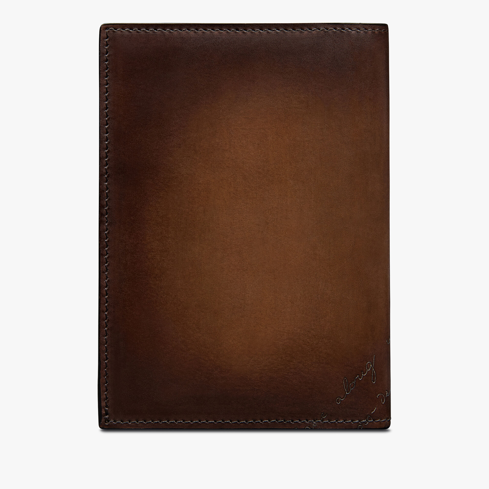 Porte-Passeport Escale En Cuir Scritto Swipe
